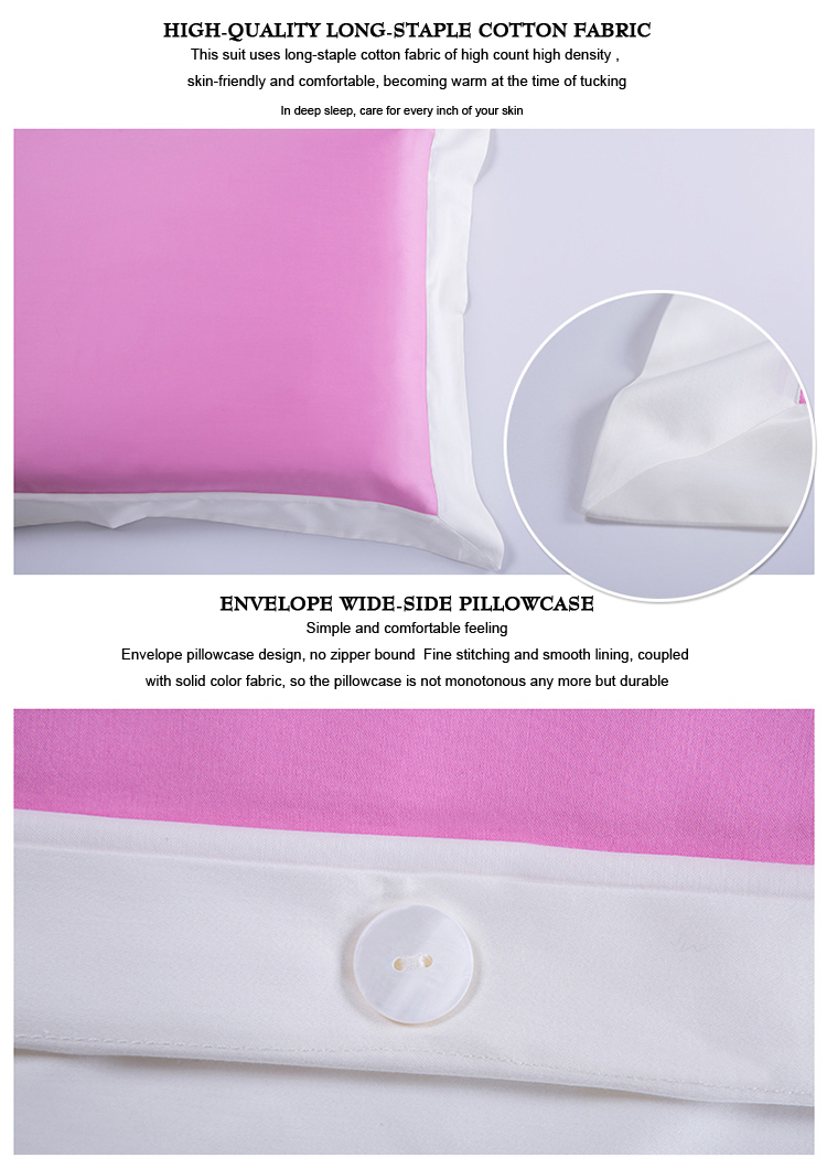 Patchwork Comfortable Luxury Purple Bedding