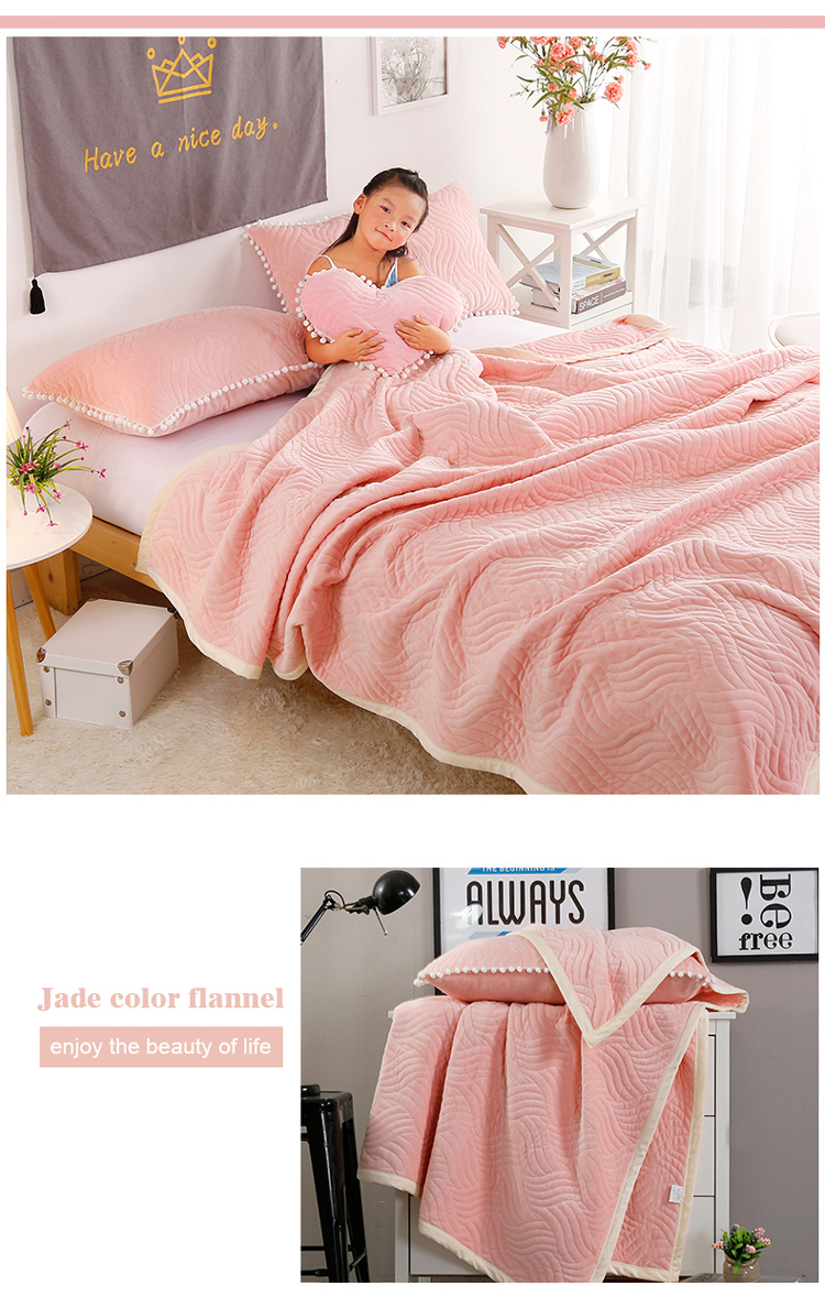 Soft Warm Plush Size Flannel Blanket