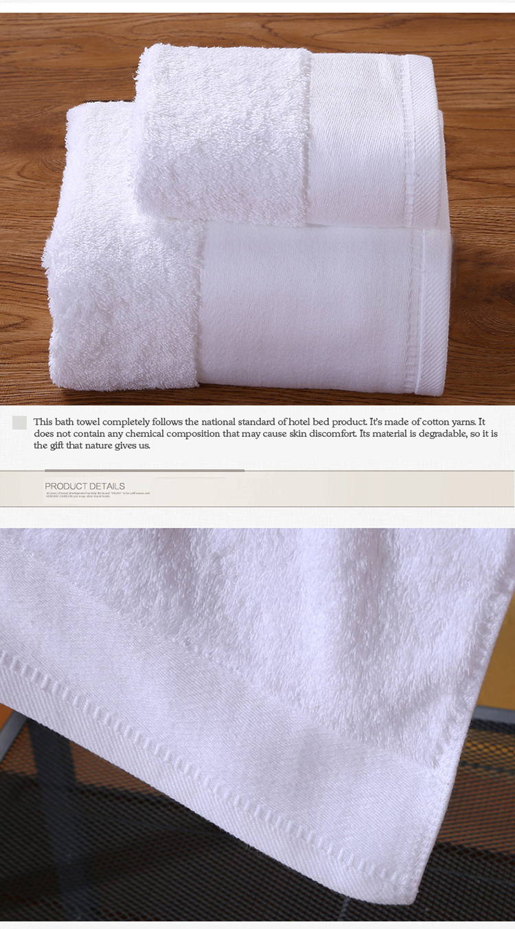 16S Adult White Bath Towels