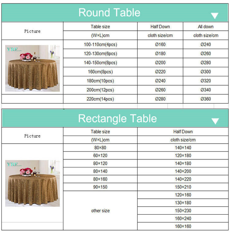High Quality Table Cover