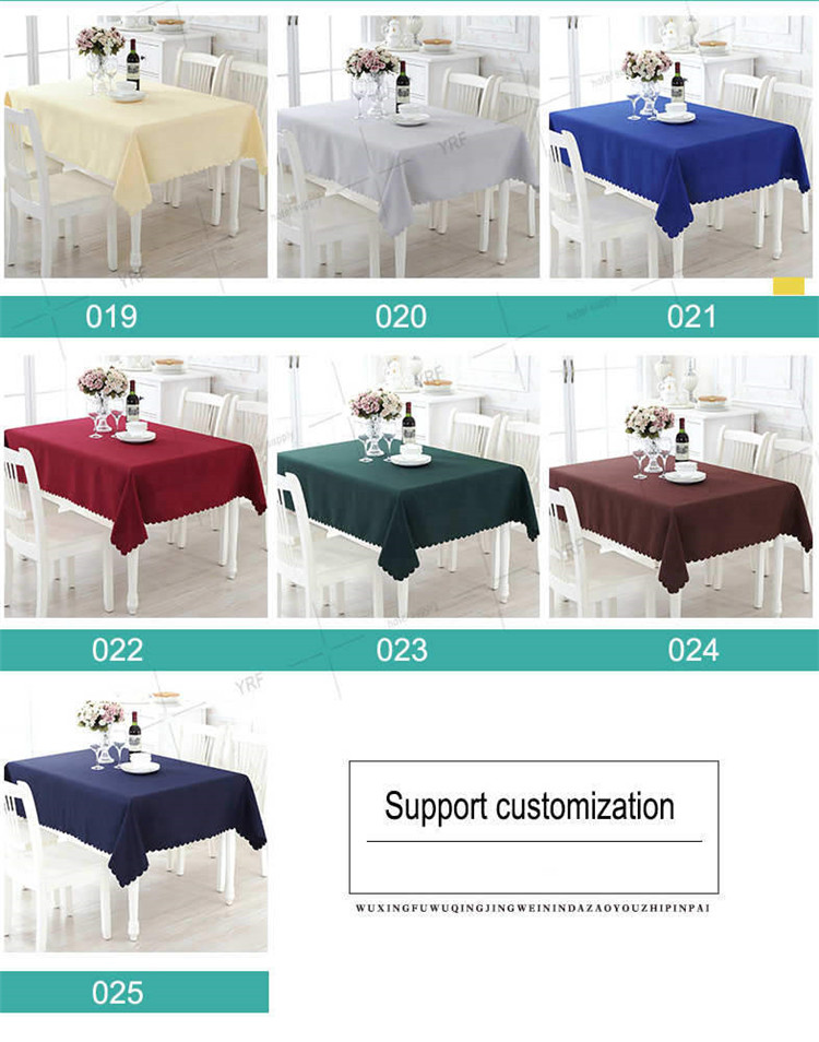 White Rectangle Tablecloths