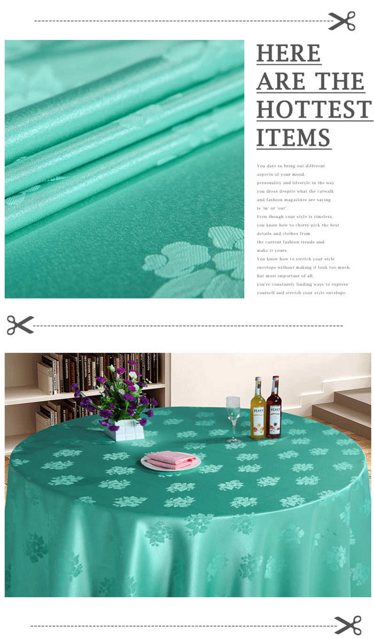 132"" Round Table Cloth