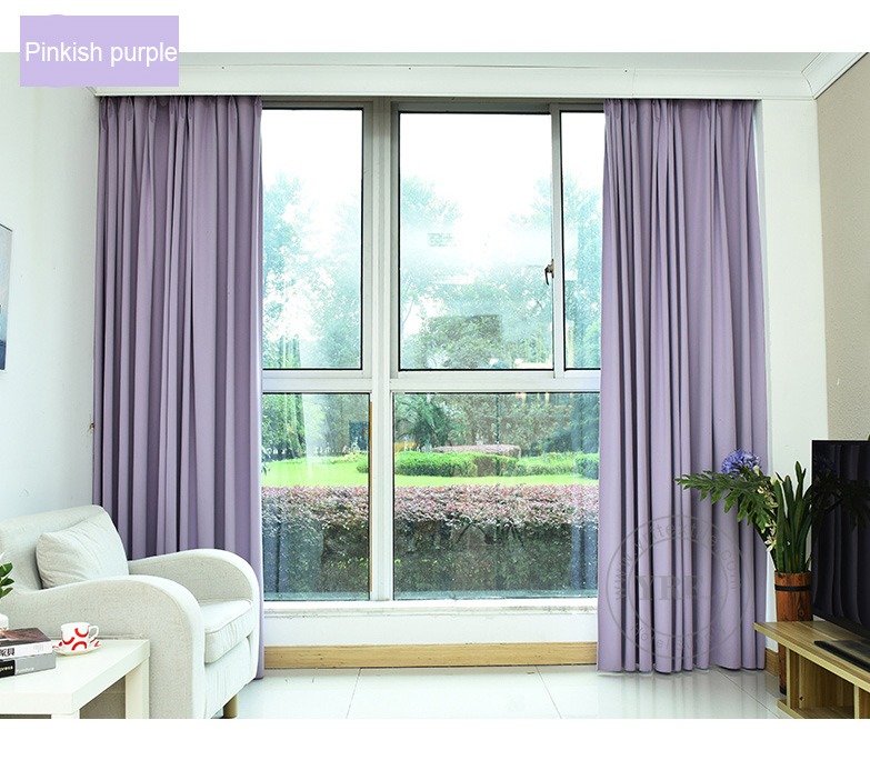 purple thermal blackout curtains