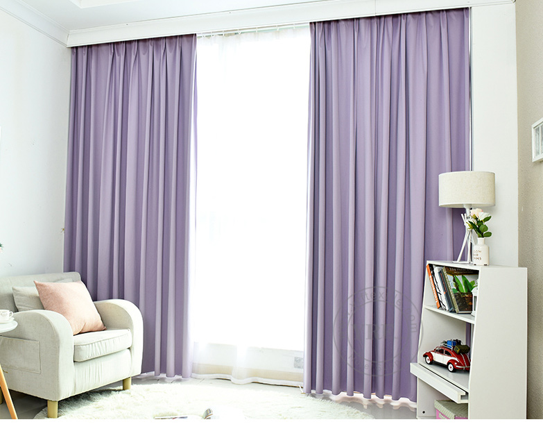 purple patterned blackout curtains