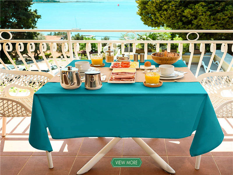 Pure Caribbean Hotel Square Table Cloth 85x85 inch