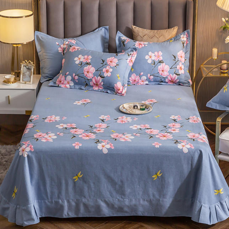 Cotton Brushed Fabric Printing Bedsheet