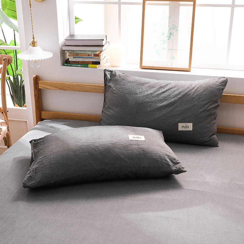 Bed Sheet Dark Gray Cheap Price