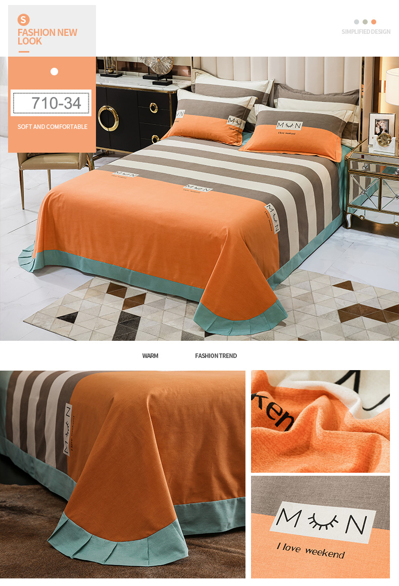 Bed Linen Home Textile Bedsheet