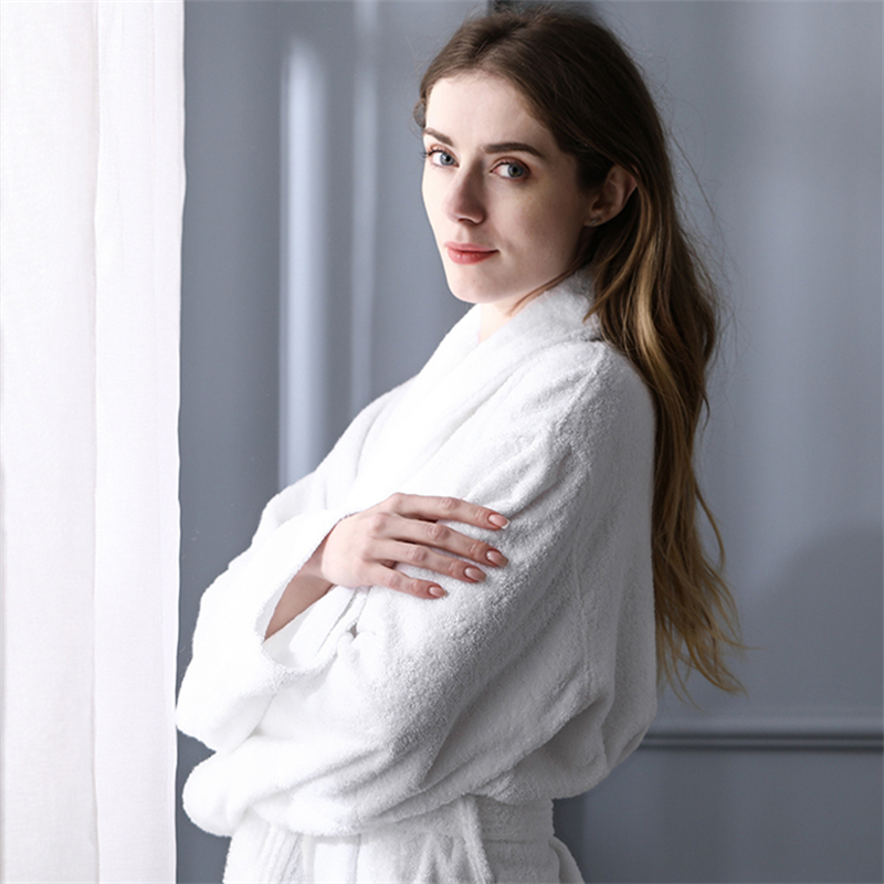 Bathrobes and Towel 100% Egyptian Cotton White