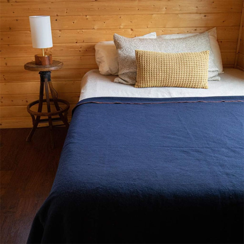 Army - specific 190cm Navy 50% Wool Blanket