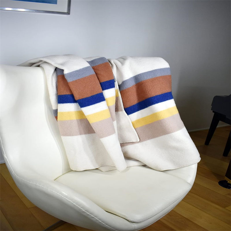 Emergency Cream Dunes Synthetic 50% Wool Blanket