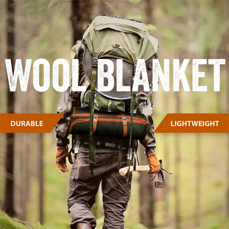85% Wool 160x210cm Military First Aid Blanket Made in China