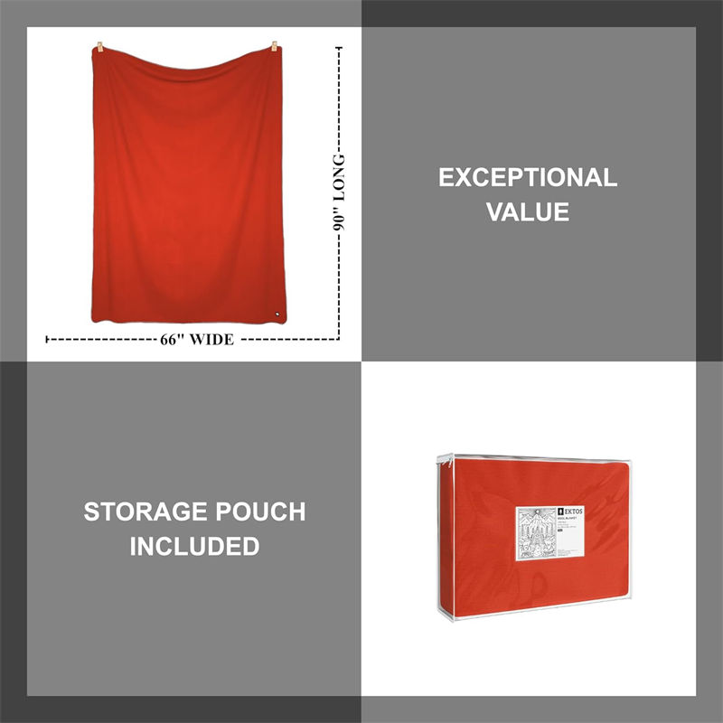 220g Orange - Blue Blanket for Earthquake Relief