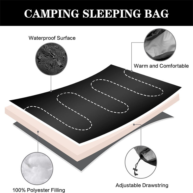 Waterproof Windproof Polyester Sleeping Bag