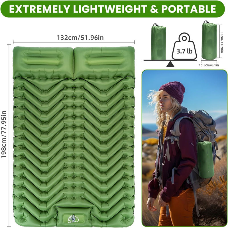 Emergency Preparedness Durability Inflatable Sleeping Pad