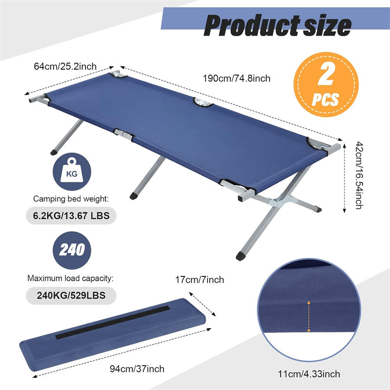 IPX5 Waterproof Emergency Disaster Relief Bed