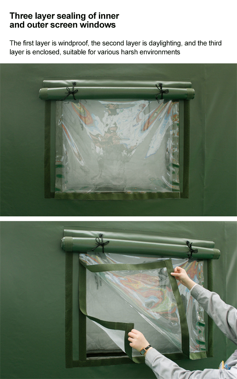 All-weather military training tent