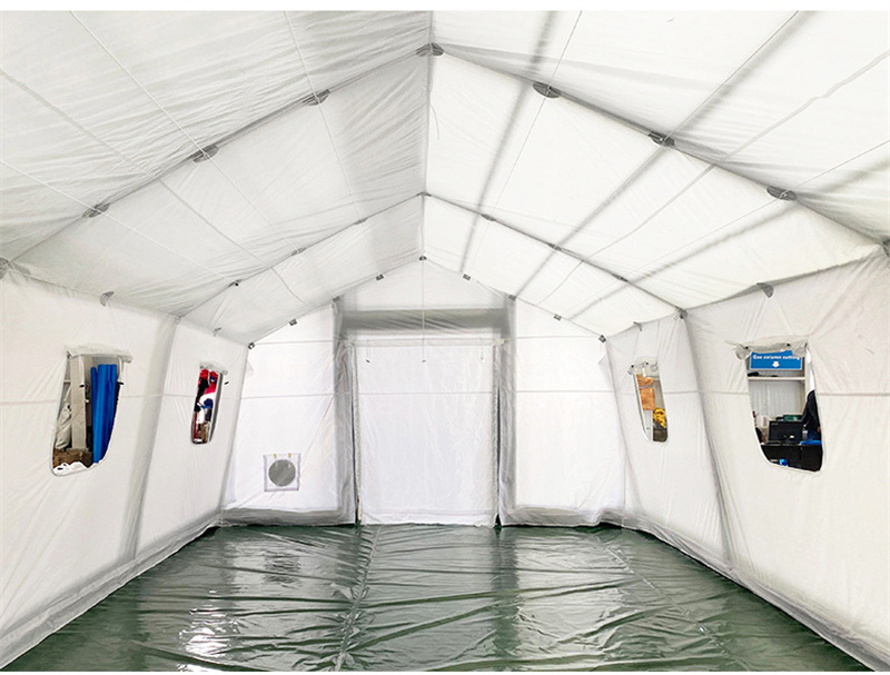 Level 8 wind-resistant military inflatable tent