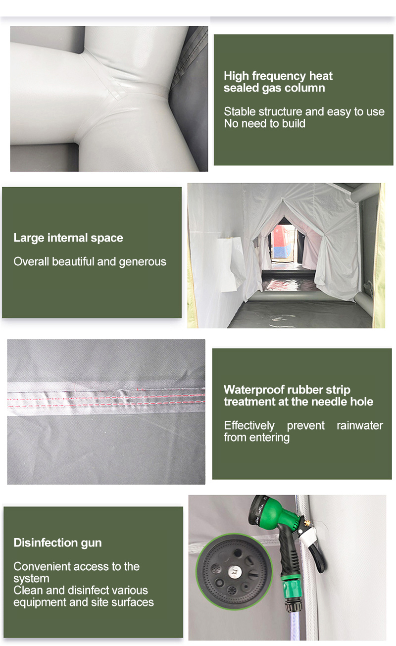 Rapid deployment emergency camp tent