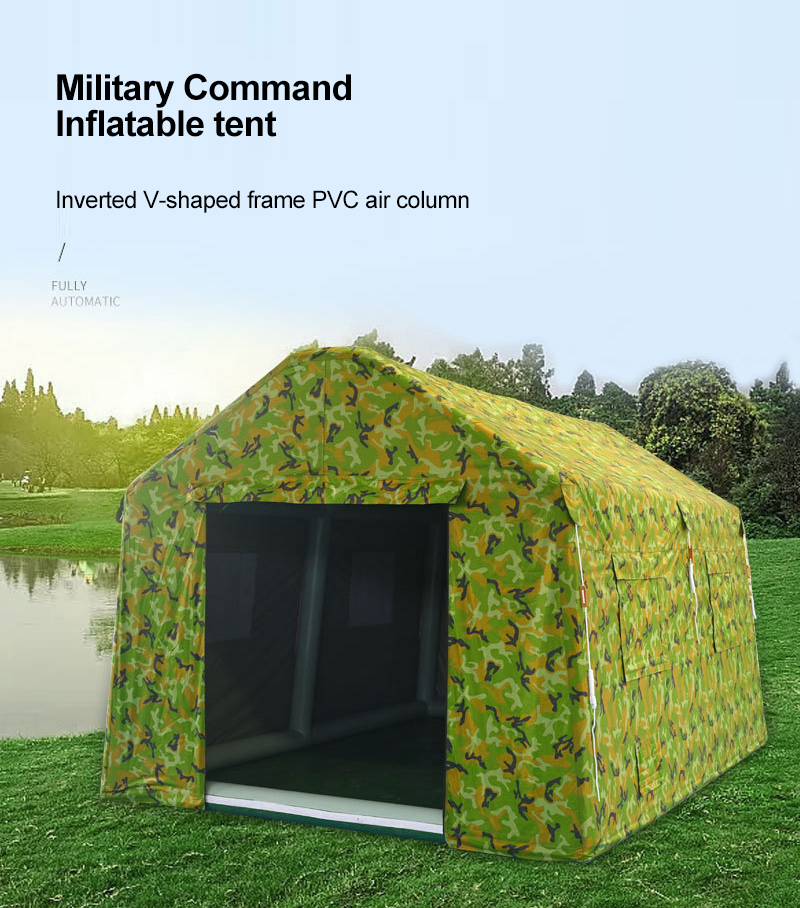Factory - made 15×15×5.5m square Camouflage flood tent