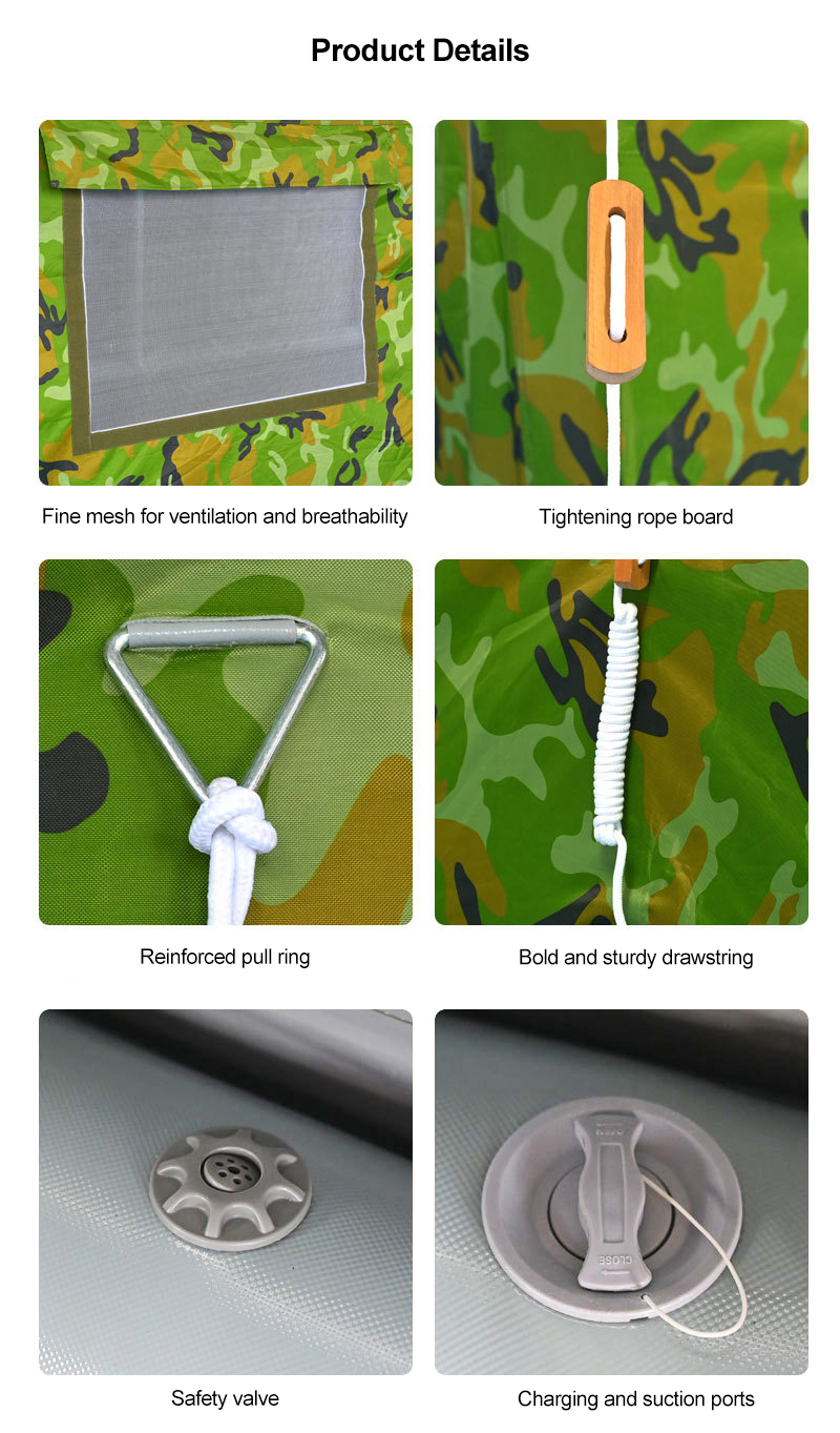 Square Camouflage flood - relief tent 15×15×5.5m