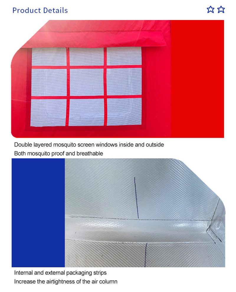 6000mm Reservesure - Reserveistant tent medium Red+Blue UN