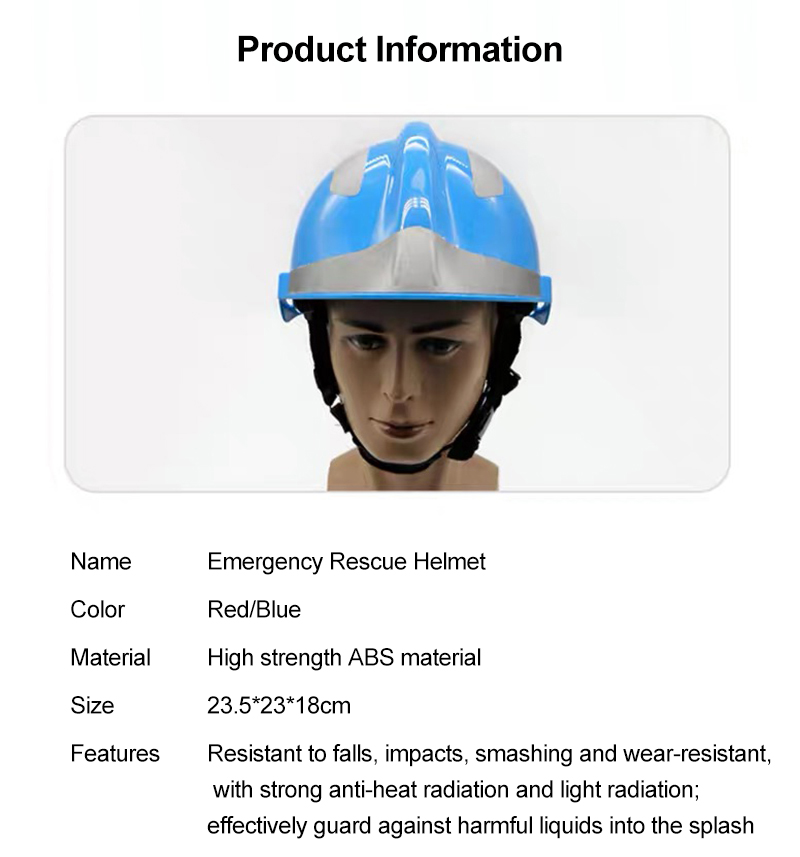 Military-grade ABS Rescue Helmet