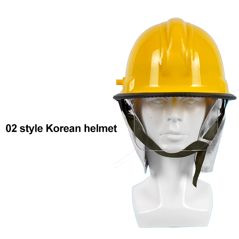 Red Emergency Rescue Helmet Face Shield