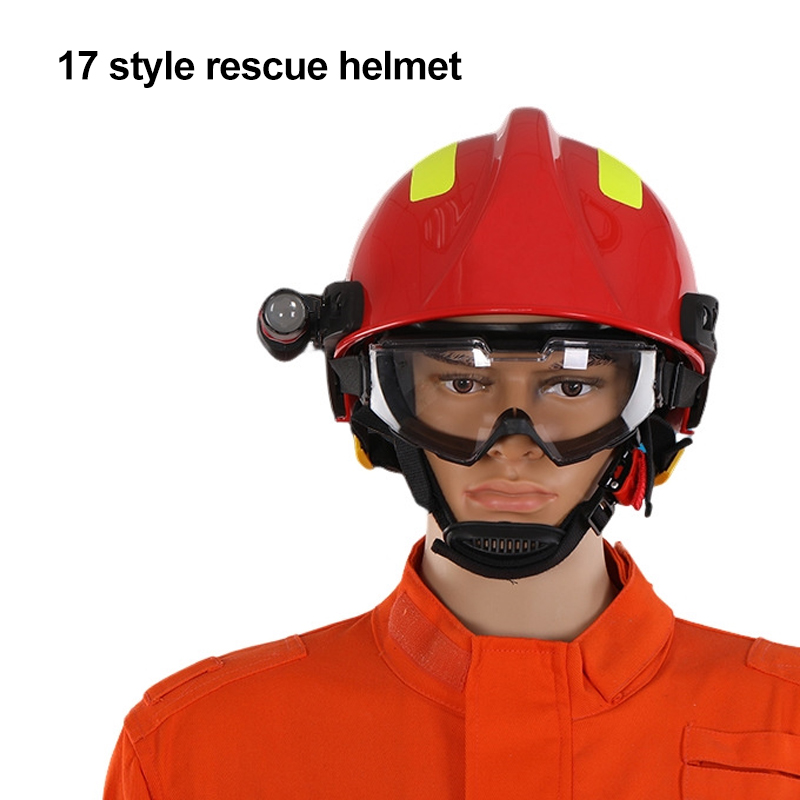 HD Transparent Face Shield Rescue Helmet