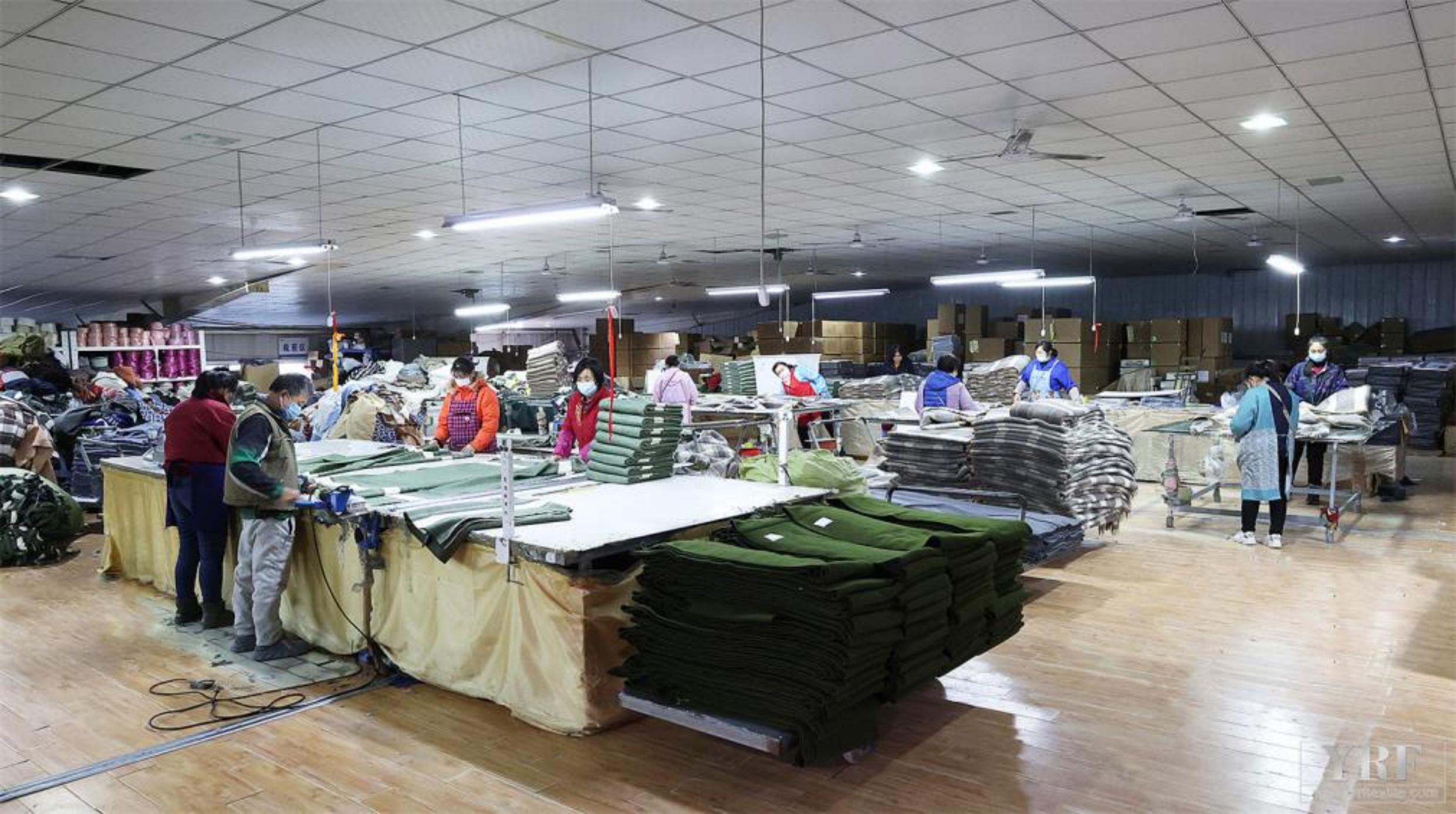 Chinese relief blanket manufacturing