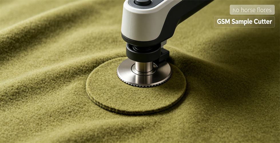 Blanket GSM sample cutting check for measurable weight review and specification confirmation
