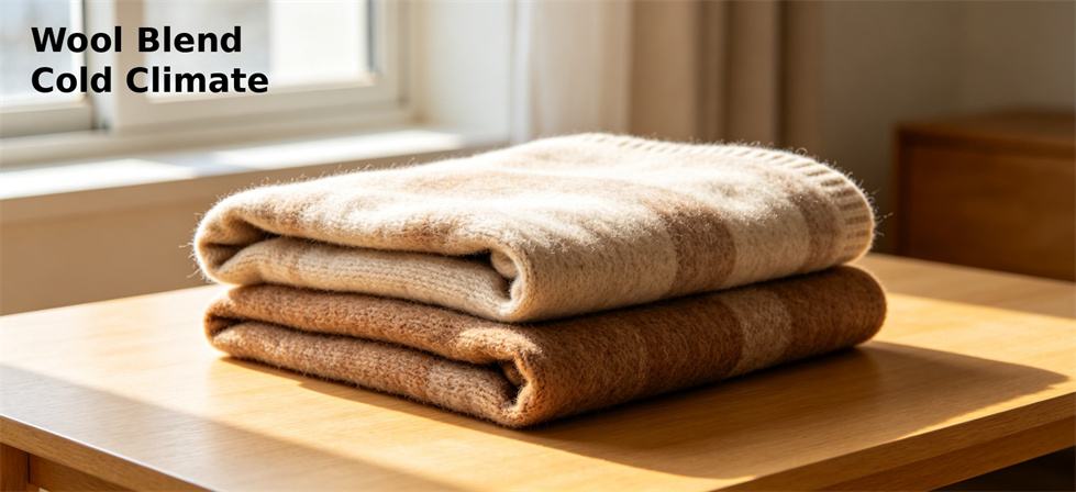 Relief blanket wool blend option for cold-climate storage and institutional procurement review