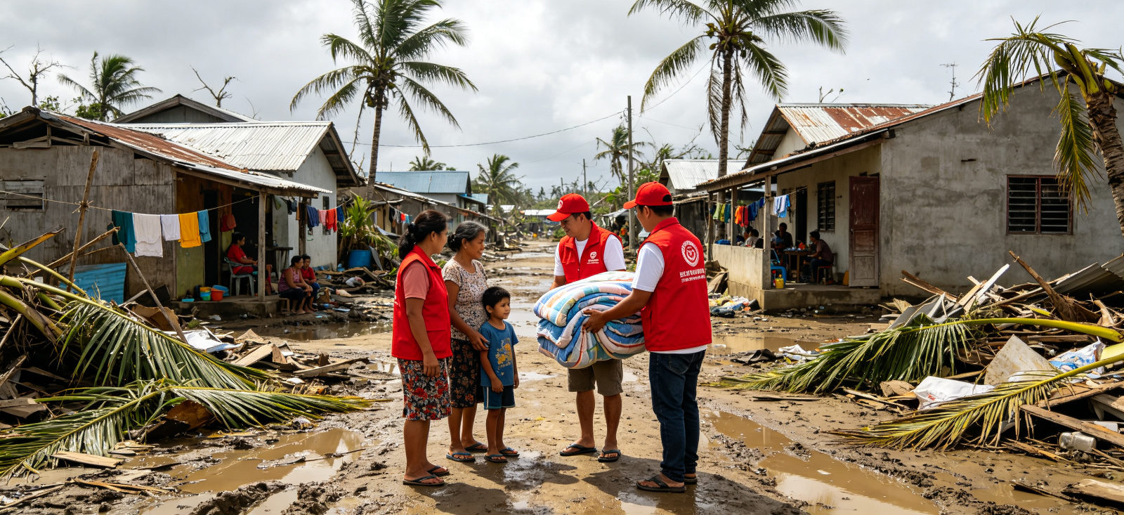 Relief blanket storm relief response scene for emergency reserve planning and field distribution review Relief blanket storm relief response scene for emergency reserve planning and field distribution review
