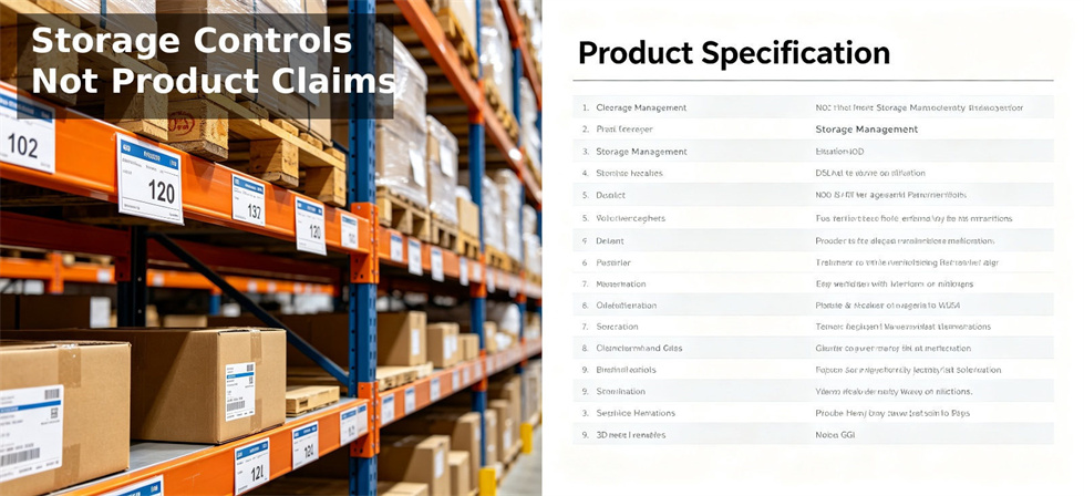Relief blanket storage control checklist for verifying supplier claims before long-term reserve acceptance