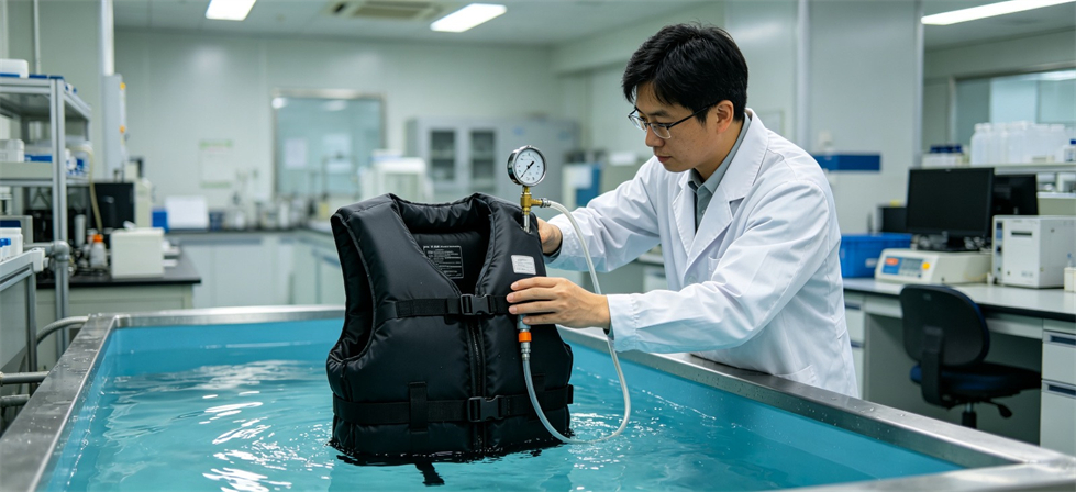 Water Rescue Life Jackets showing material water test for government procurement and emergency reserve planning Water Rescue Life Jackets showing material water test for government procurement and emergency reserve planning