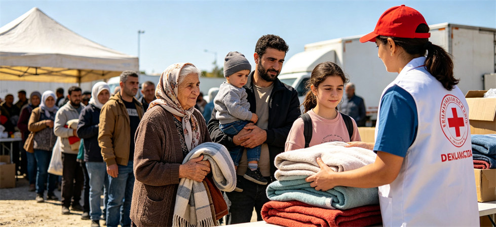 Relief blanket distribution source context for comparing supplier readiness and humanitarian project fit