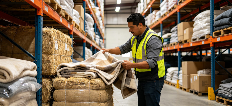 Bulk relief blanket warehouse review for separating RFQ inputs from supplier outputs and stock facts