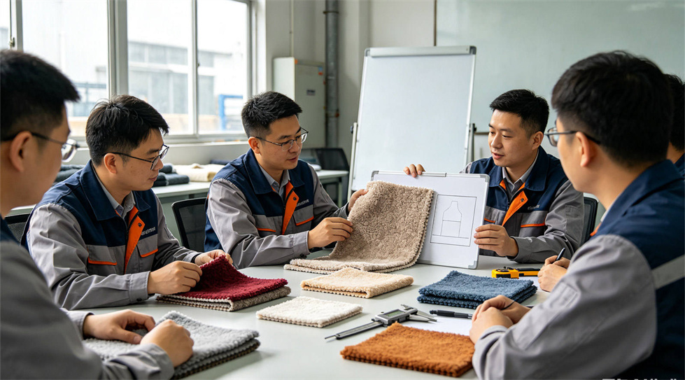 Emergency blanket product detail showing solid color brown process for institutional procurement review