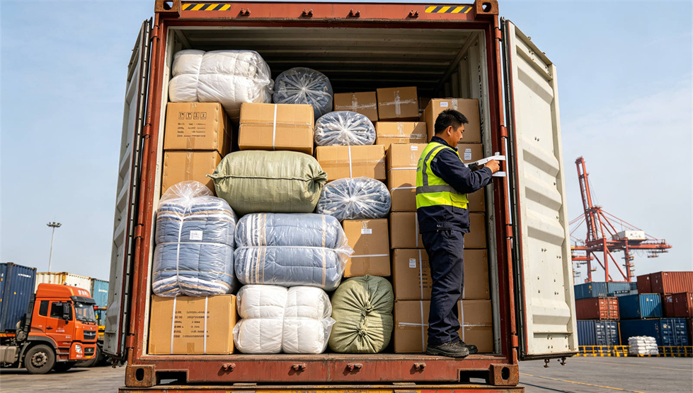 Emergency blanket shipment handling showing solid color brown shipment for institutional procurement review