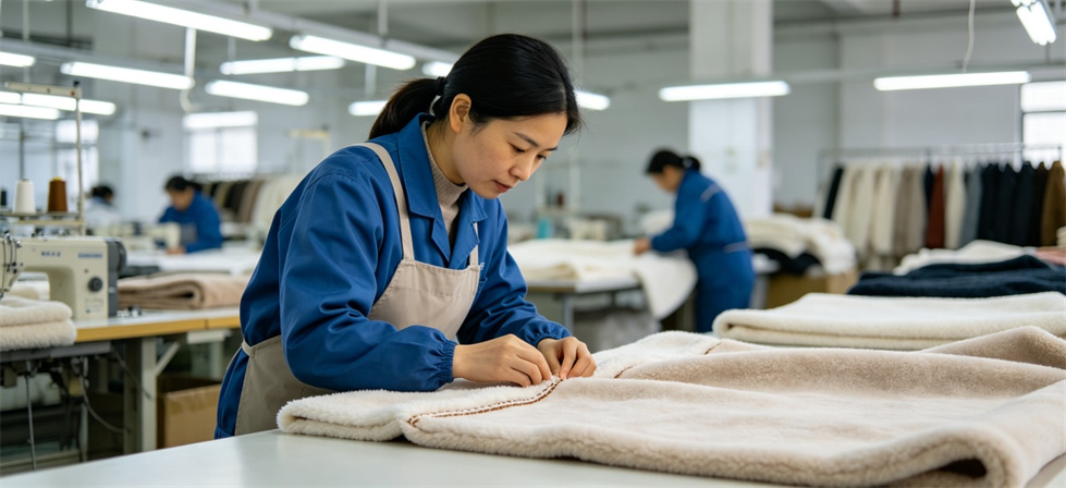 Blanket factory qc inspection shown for yrf textile community shelter blankets in institutional blanket procurement review
