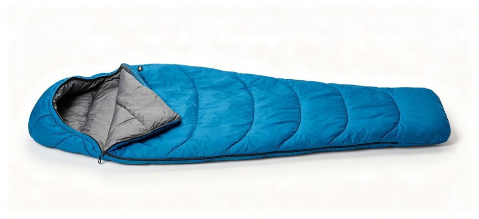 Sleeping bag envelope flat for institutional sleeping bag procurement and supply planning
