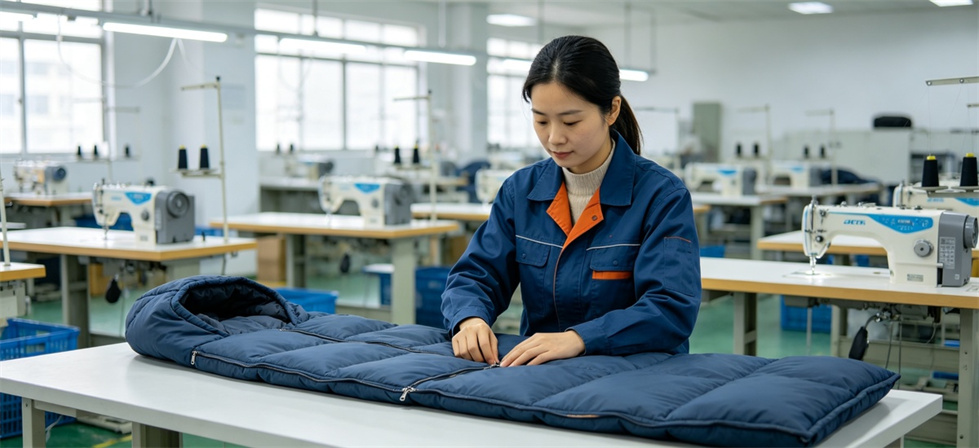 Sleeping bag factory qc for institutional sleeping bag procurement and supply planning