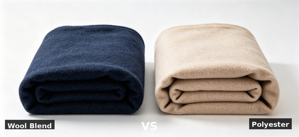 Comparison thick comparison thin shown for side-by-side material comparison in institutional blanket procurement review
