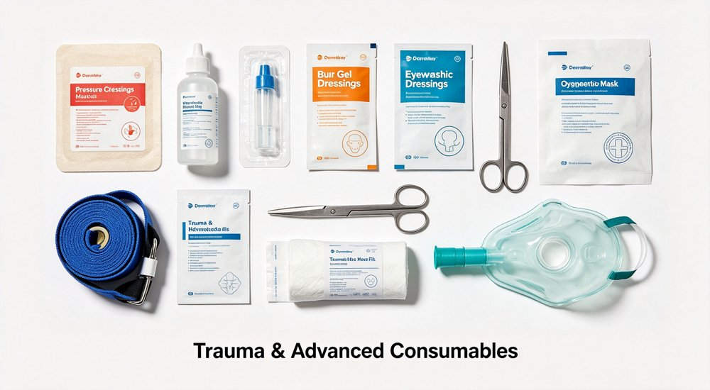 Side-by-side comparison of backpack trauma kit and hard case first aid kit showing size capacity and portability differences for different emergency response scenarios Side-by-side comparison of backpack trauma kit and hard case first aid kit showing size capacity and portability differences for different emergency response scenarios