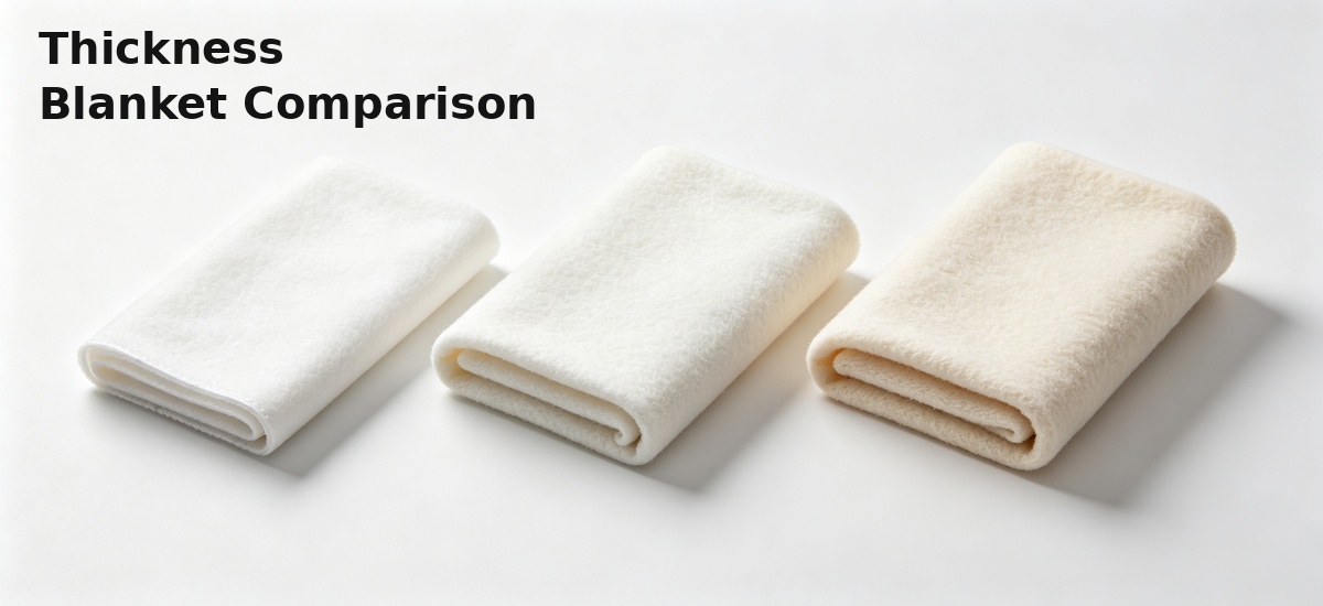 Thickness comparison of lightweight polyester flannel blankets for disaster emergency shelter use Thickness comparison of lightweight polyester flannel blankets for disaster emergency shelter use