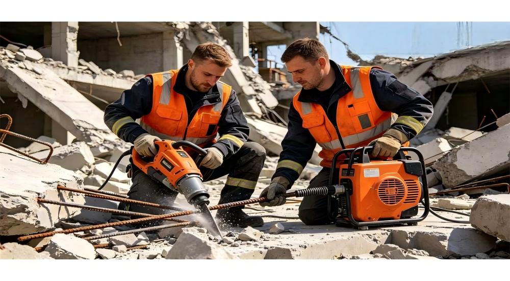 High angle rope rescue technician in full body harness during urban search earthquake rescue scene for rescue rope wholesale supplier High angle rope rescue technician in full body harness during urban search earthquake rescue scene for rescue rope wholesale supplier