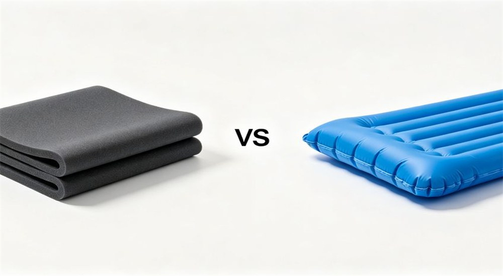 Foam mattress vs PVC inflatable mattress comparison for remote camp bedding selection Foam mattress vs PVC inflatable mattress comparison for remote camp bedding selection