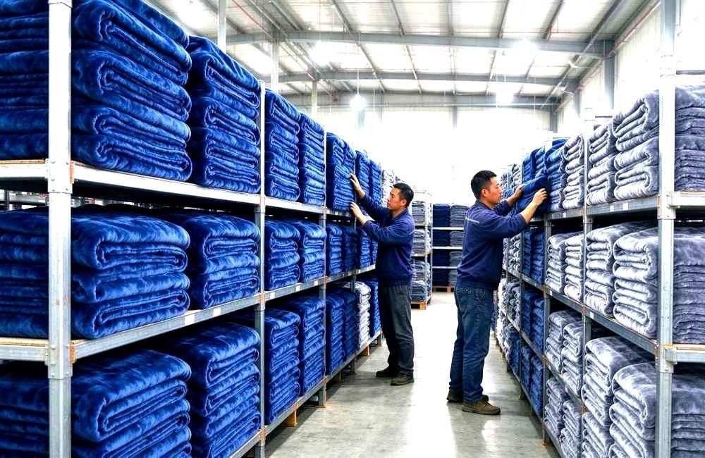Open RFQ checklist notebook for disease response supplies listing net spec, packing and delivery lines, showing post-flood malaria prevention RFQ practice