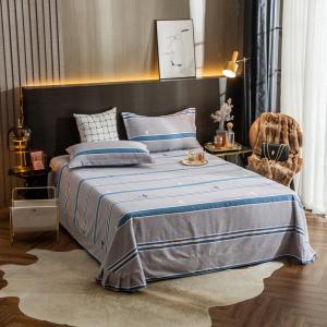 Single Striped Bedsheet