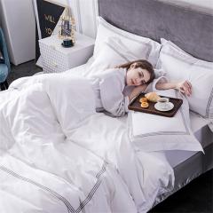 Prześcieradło hotelowe z gumką Super Soft 1000 TC z bawełny długowłóknistej